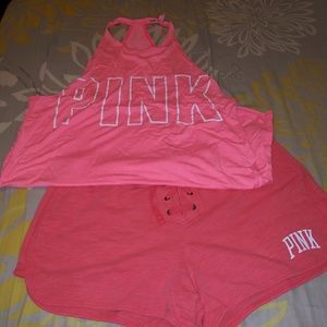 🔥💞NWOT V.S. PINK TANK AND SHORTS💞🔥